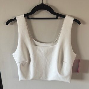 NWT Commando faux leather crop top, large